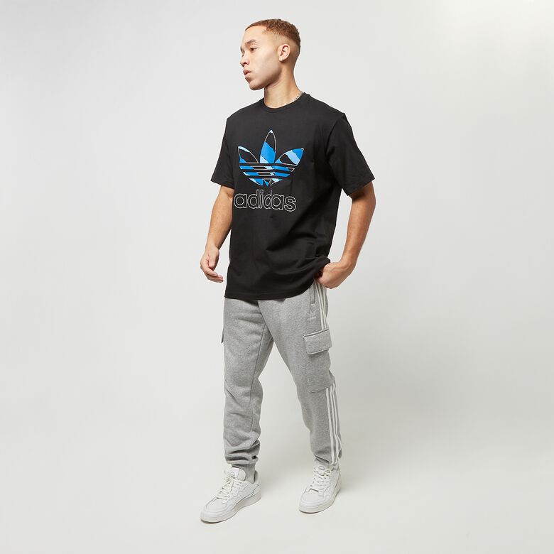 Camiseta exclusiva con estampado de camuflaje rasgado