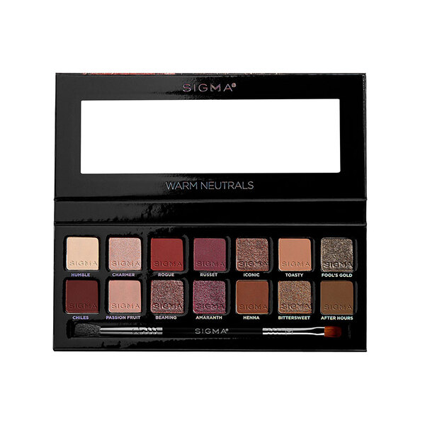 Sigma Beauty Varm Nøytral Øyenskyggepalett