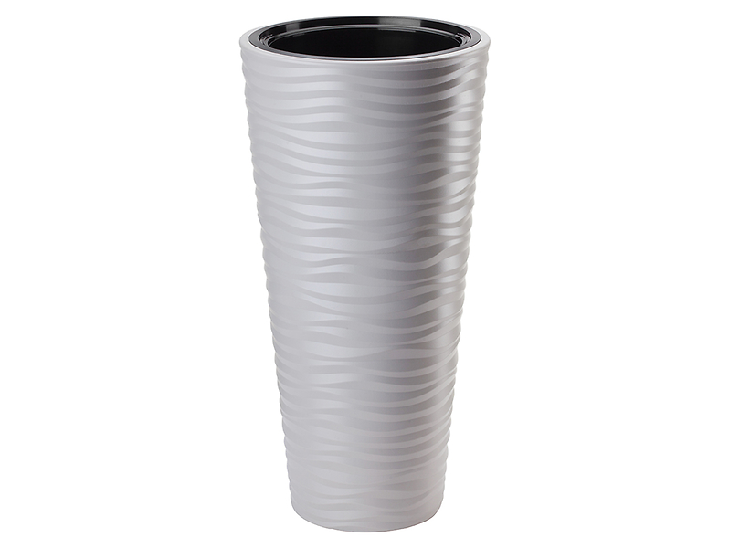 Donica Sahara wysoka 56 cm jasnoszara
