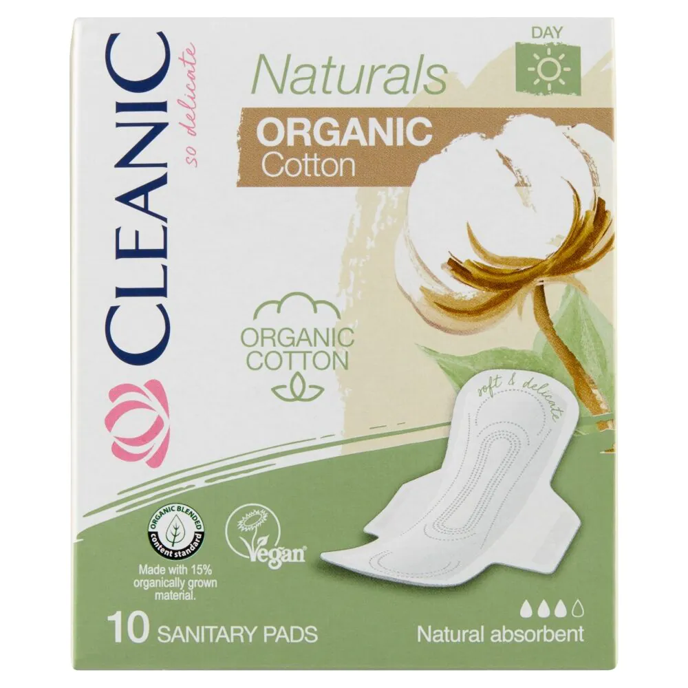 Cleanic Naturals Organic Cotton Day podpaski Higieniczne