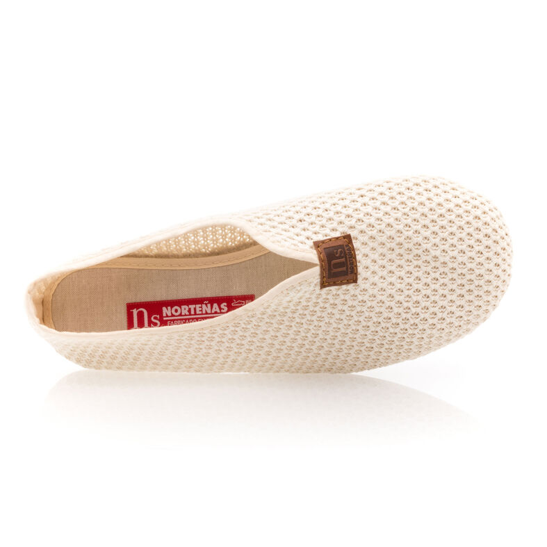 Beige dametøfler