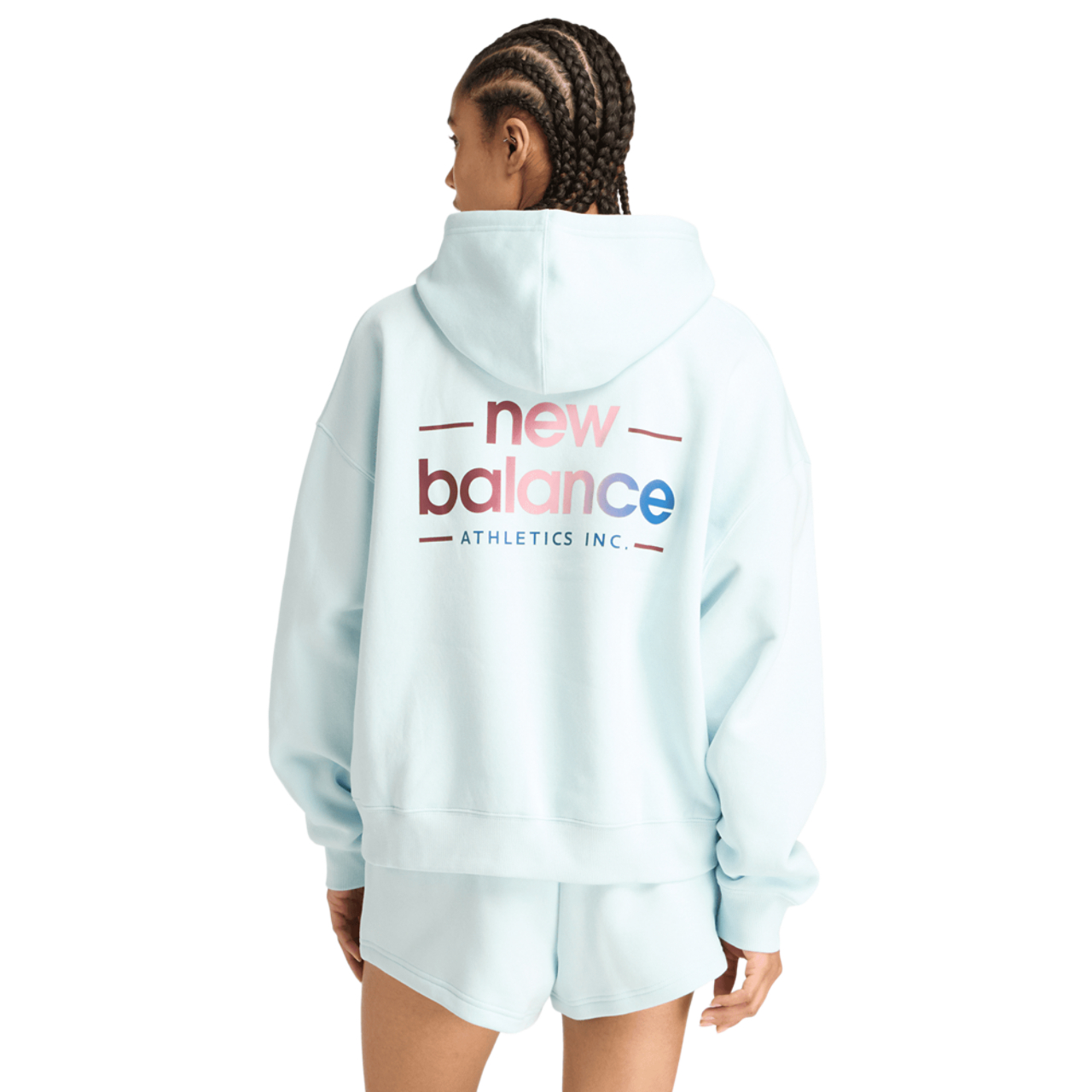 New Balancen uudelleenkuviteltu fleece-ylimitoitu huppari