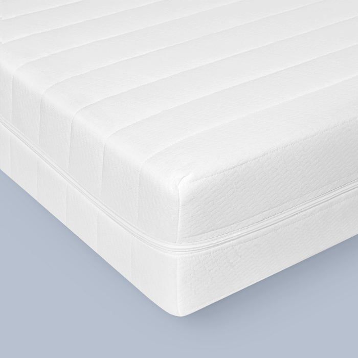 Colchón de espuma fría de 120x190 cm - 15 cm de grosor - Funda extraíble y lavable - Colchón transpirable y ergonómico