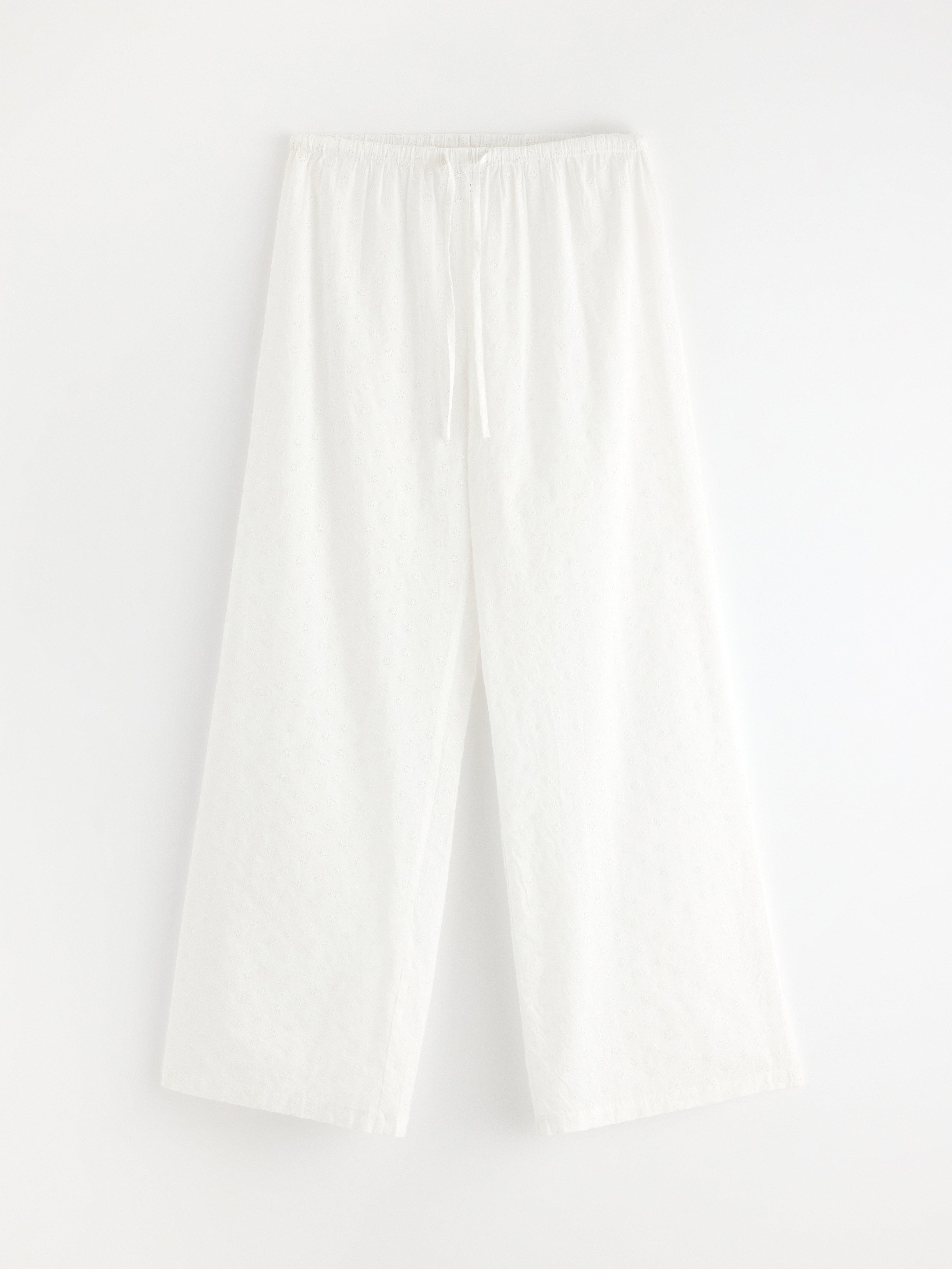 Pyjamasbyxor White