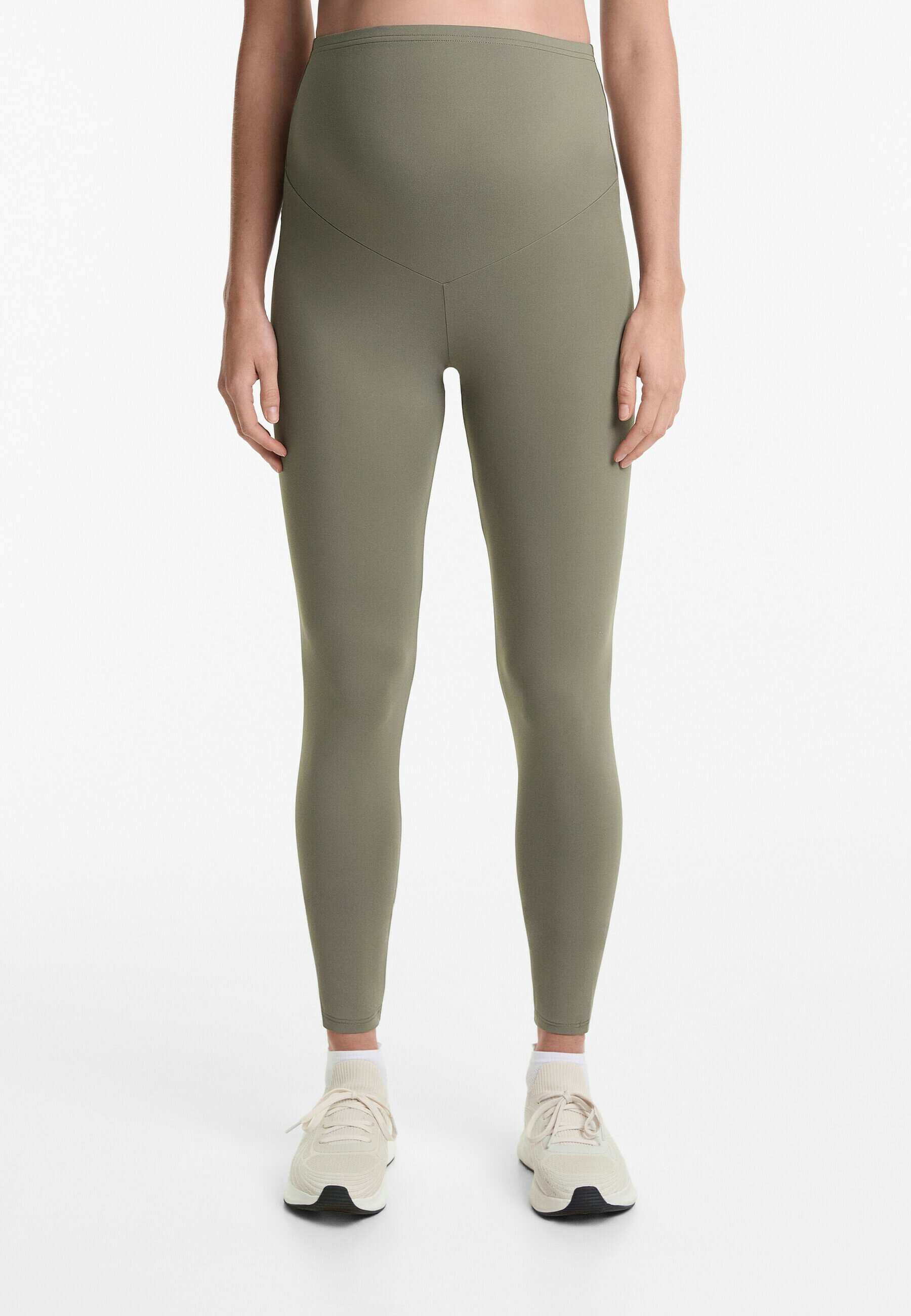 OYSHO COMFORTLUX 65cm ZWANGERSCHAPSlegging - kaki