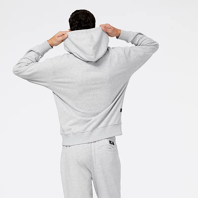 NB Hoops Essentials Fundamental Hoodie für Herren – Grau