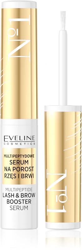 „Eveline Cosmetics No. 1“ blakstienų ir antakių augimą skatinantis serumas su peptidais