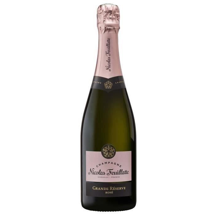 Nicolas Feuillatte La Grande Réserve Rosé Champagne - 75 cl x3