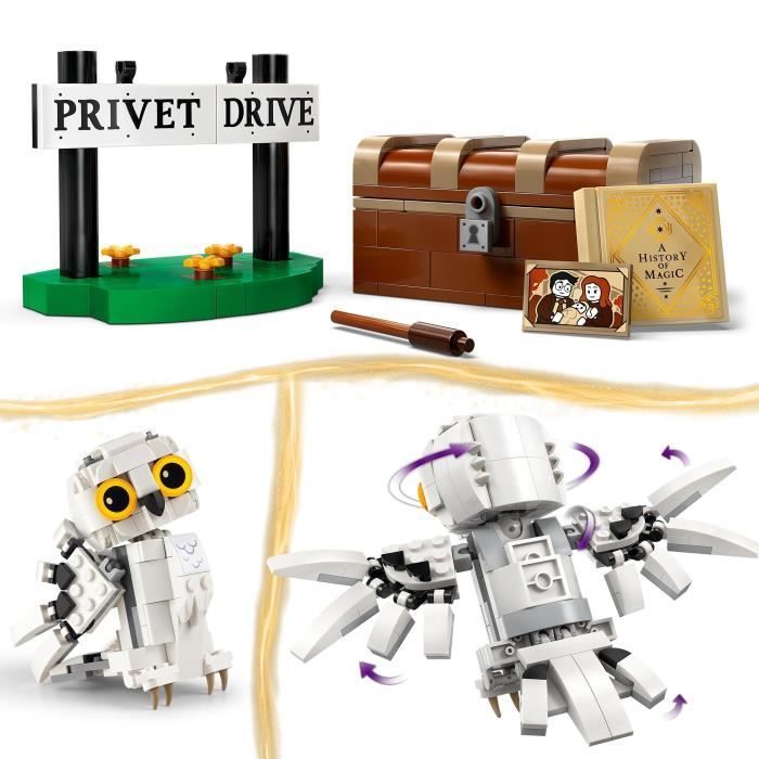 LEGO Harry Potter 76425 Hedwig op Privet Drive 4, bouwset voor kinderen