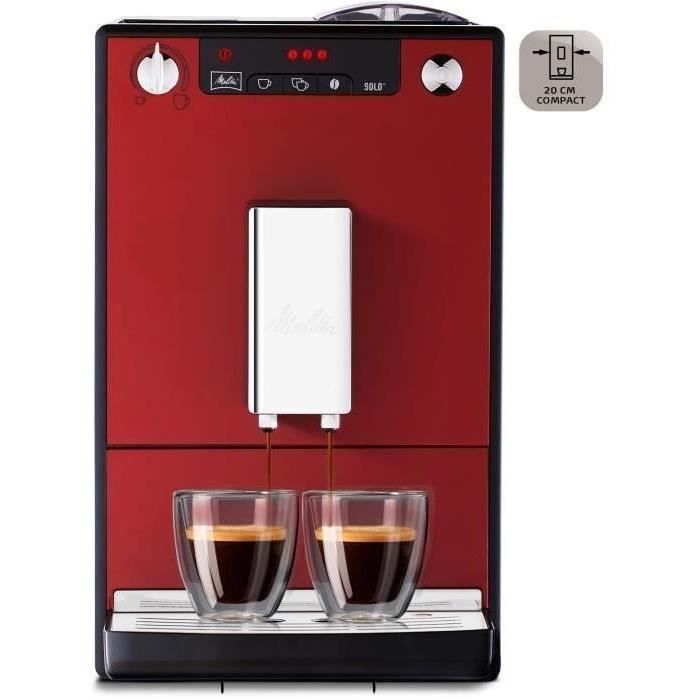 MELITTA Solo Bean-to-Cup Coffee Machine - Chili Red