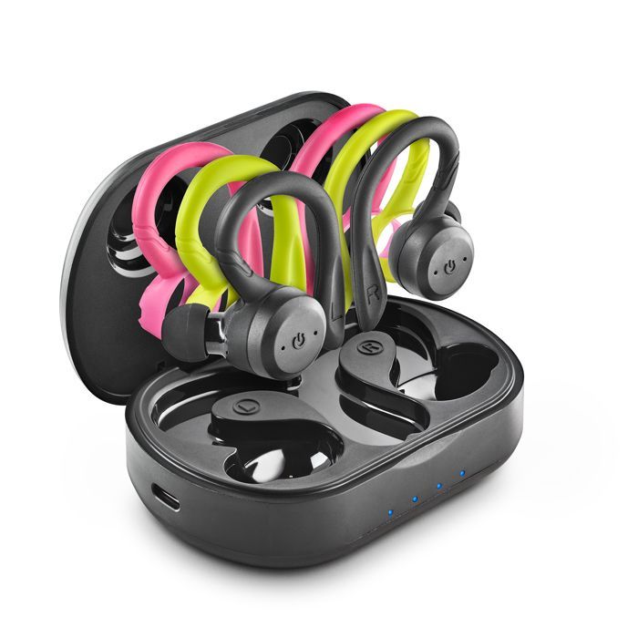 NGS ARTICA JOGGER TWS Sport-oordopjes, Bluetooth 5.3, IPX7, 3 oorhaakjes, 40 uur batterijduur. Ontworpen voor actie en comfort.