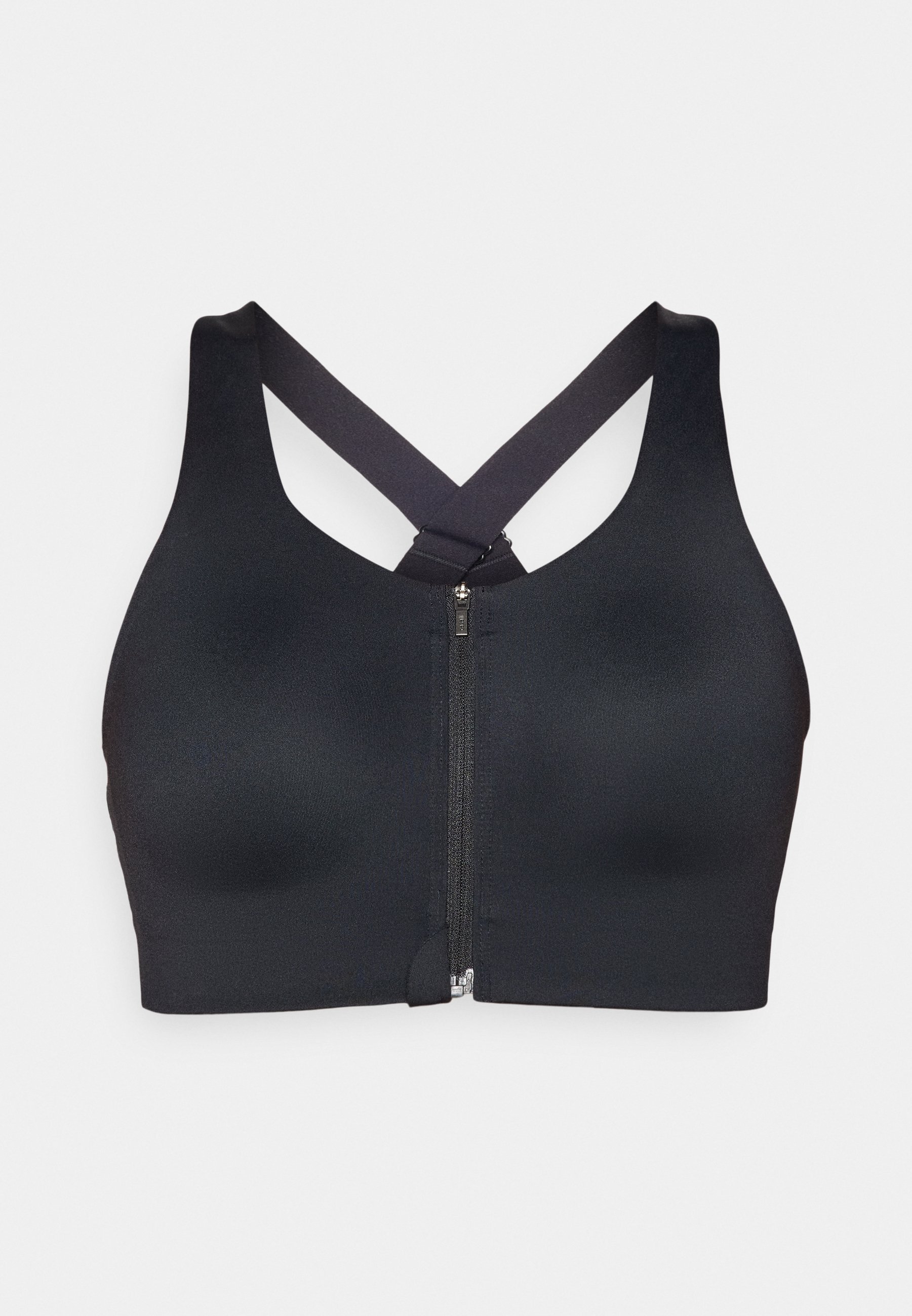 Casall IMPACT ZIP BRA - Sportbeha met hoge ondersteuning - zwart