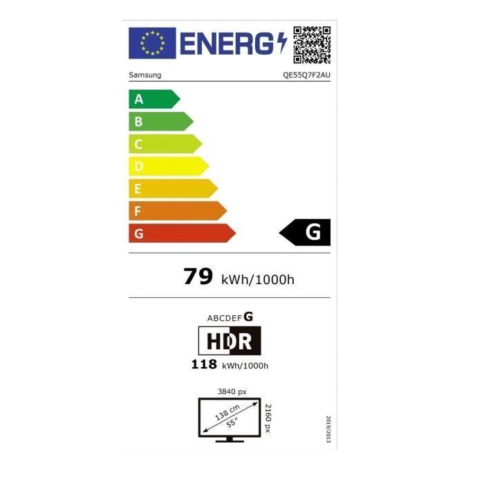 Samsung 55Q7F2 - Televisor QLED de 55