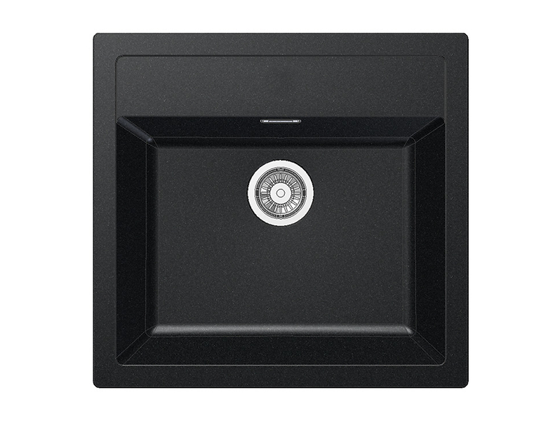 Zlewozmywak 1-komorowy 56 cm onyx