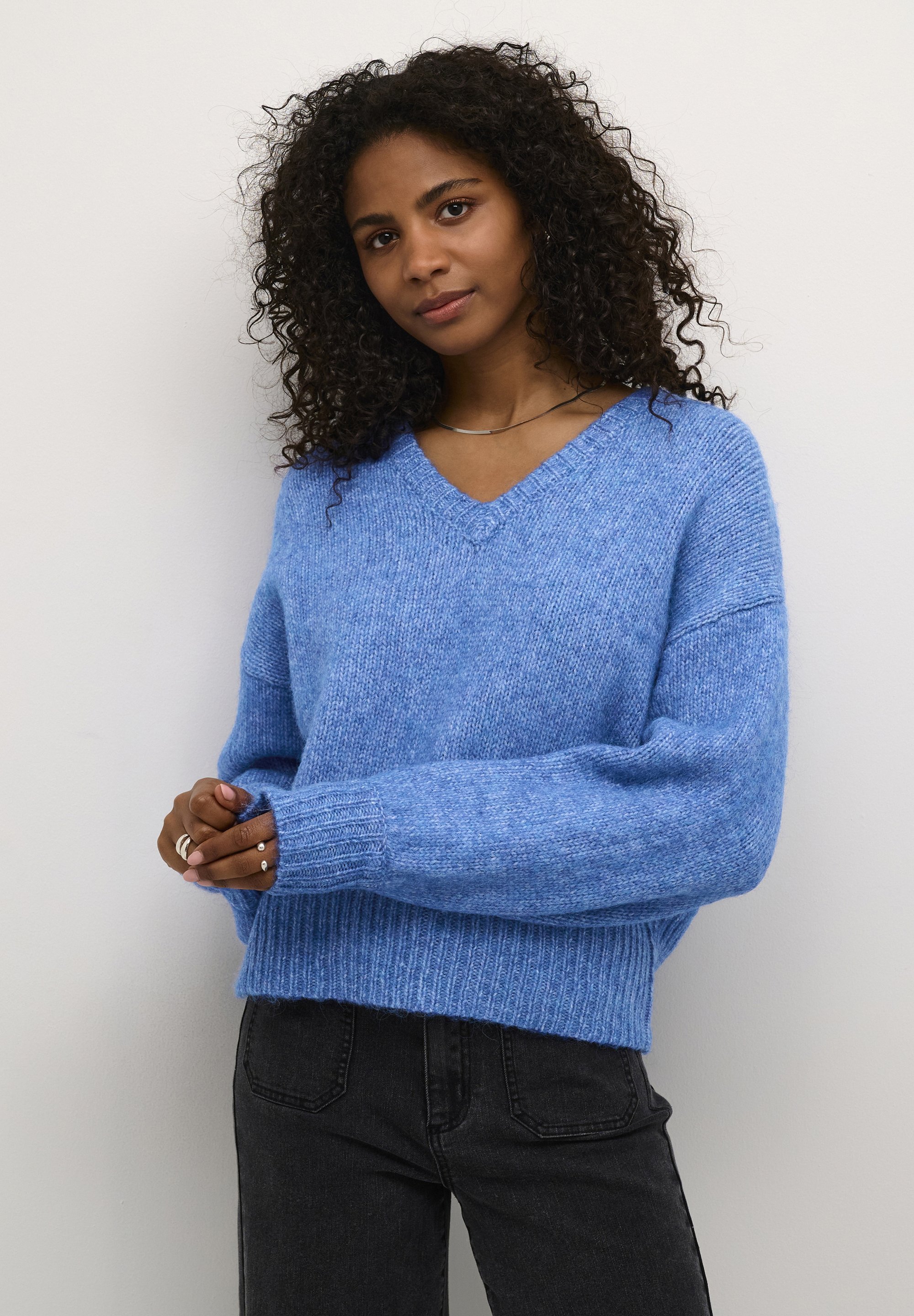 Kaffe TRINA LS - Jumper - eb en vloed melange