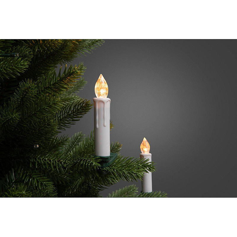 Energiesparende Weihnachtsbaumbeleuchtung mit 20 LEDs und Fernbedienung