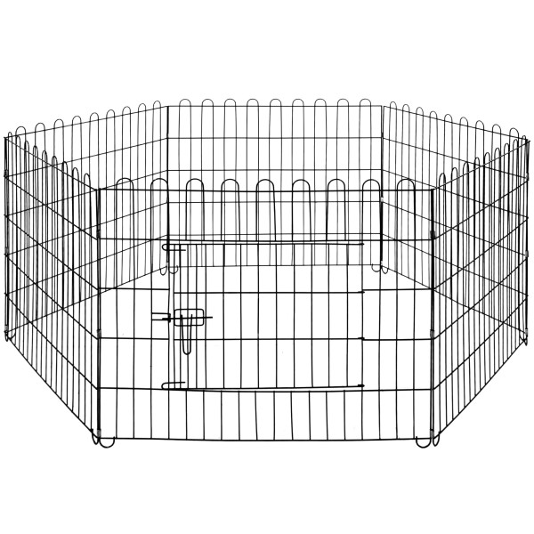 Kojec dla zwierząt metalowy wybieg klatka dla psa 165x85 cm