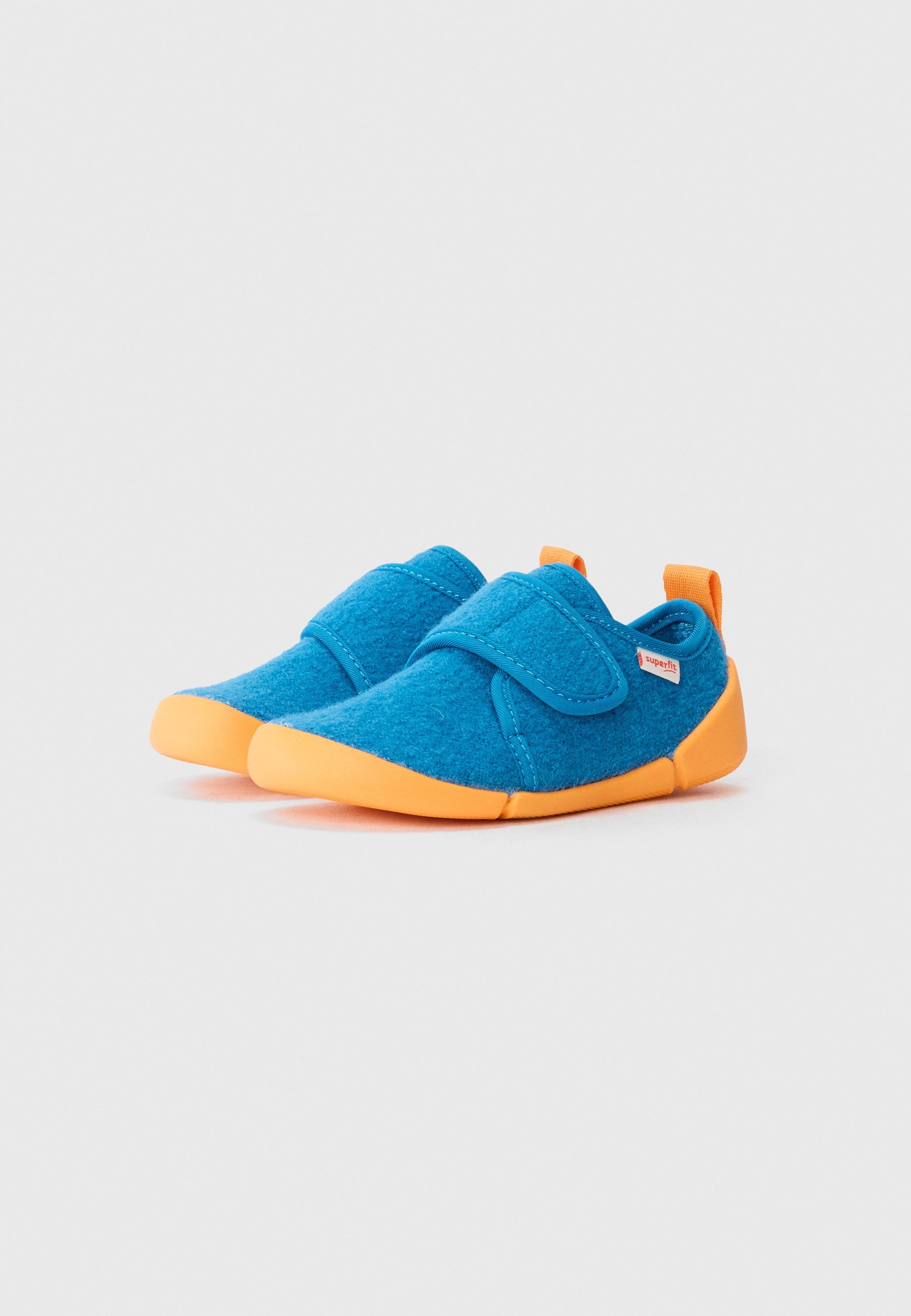 Chaussons Superfit VENTI BAREFOOT UNISEXES - bleu/orange