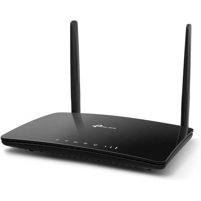Router TP-Link Archer MR500 4G+ LTE Cat.6 300 Mbps WiFi AC1200 Mbps - 2 x SMA para antena externa - 4 puertos Gigabit RJ45