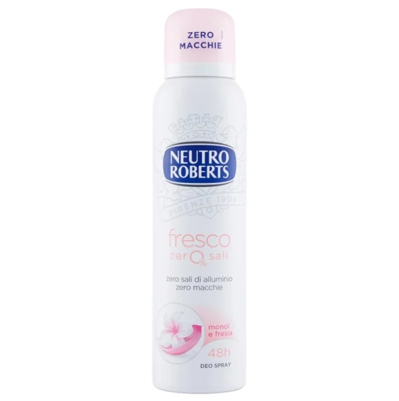 NEUTRO ROBERTS Neutro Roberts Fresh Pink deodorant spray 150 ml met monoi en fresia