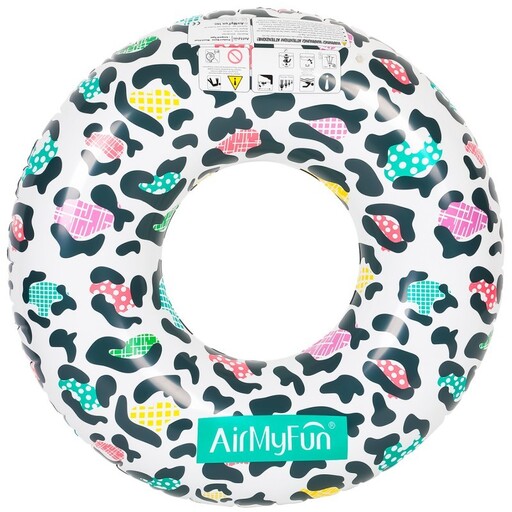  Bouée gonflable ronde - XXL - Léopard Ø120 cm