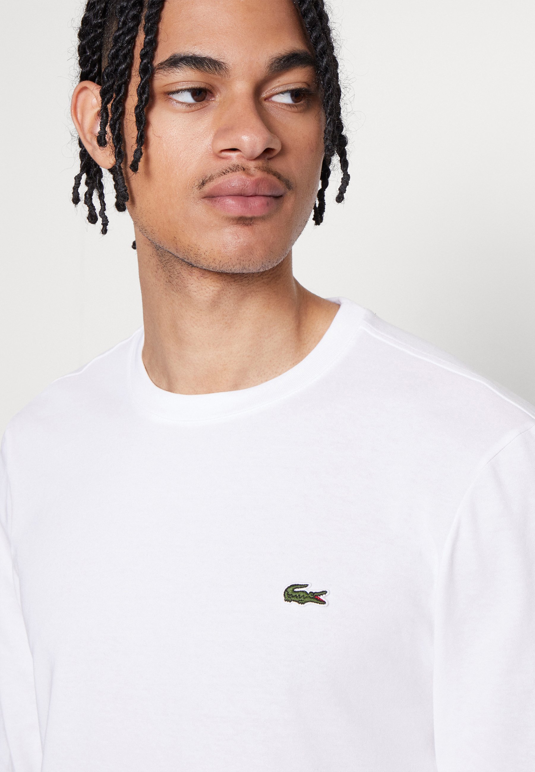 T-shirt sportiva a maniche lunghe Lacoste Sport in cotone - Maglia a maniche lunghe - bianca