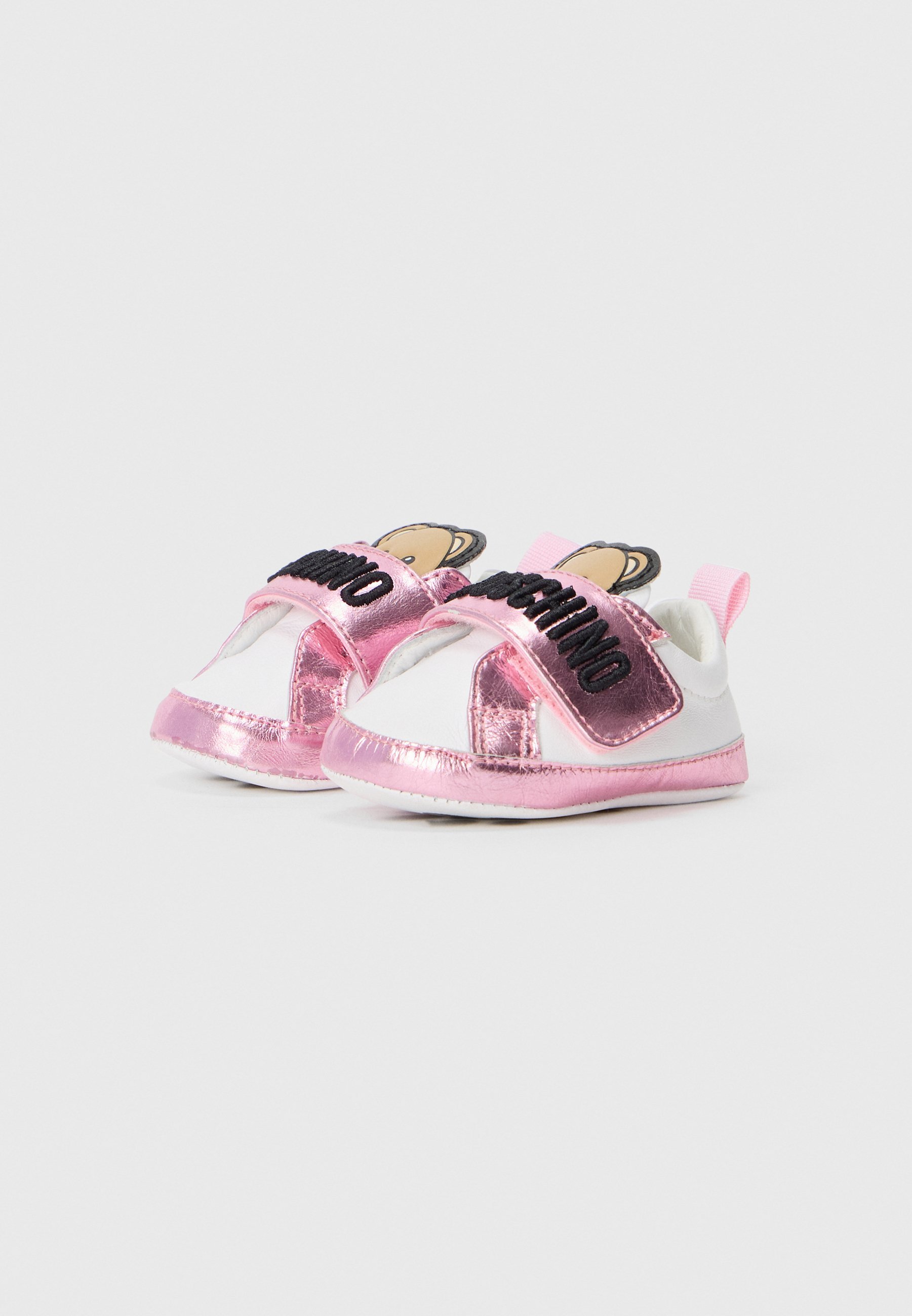 MOSCHINO UNISEX - Scarpine per neonati - bianco/rosa/nero