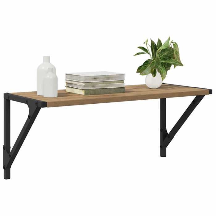 MOT12209-Étagères Murales 2 pcs Chêne artisanal 60 x 25 x 25,5 cm