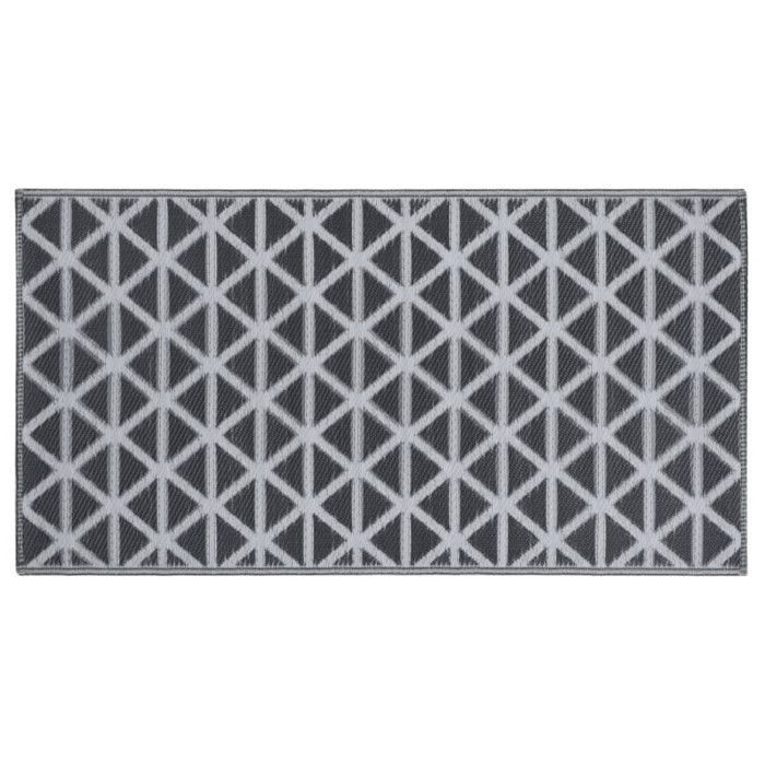 vidaXL Tapis d'extérieur Noir 160x230 cm PP
