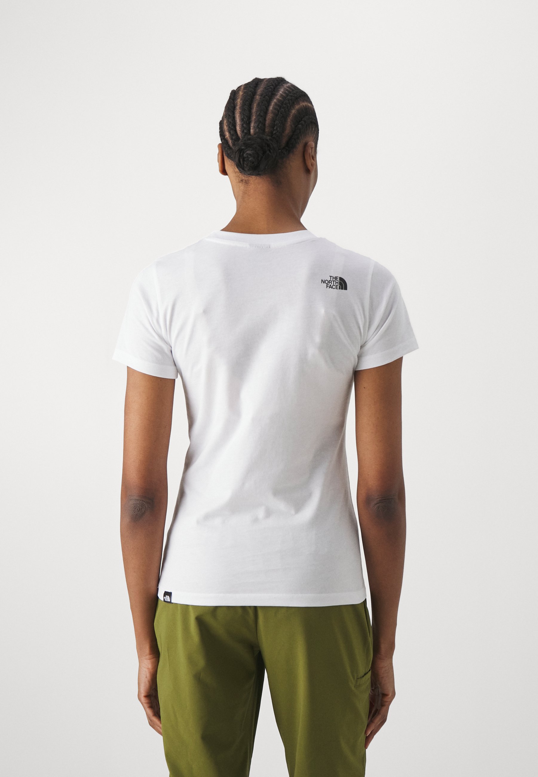 The North Face W SS SD SLIM TEE - Basic T-Shirt - weiß