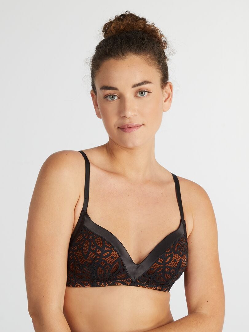 Kanten bh 'Envie de Lingerie' - ZWART