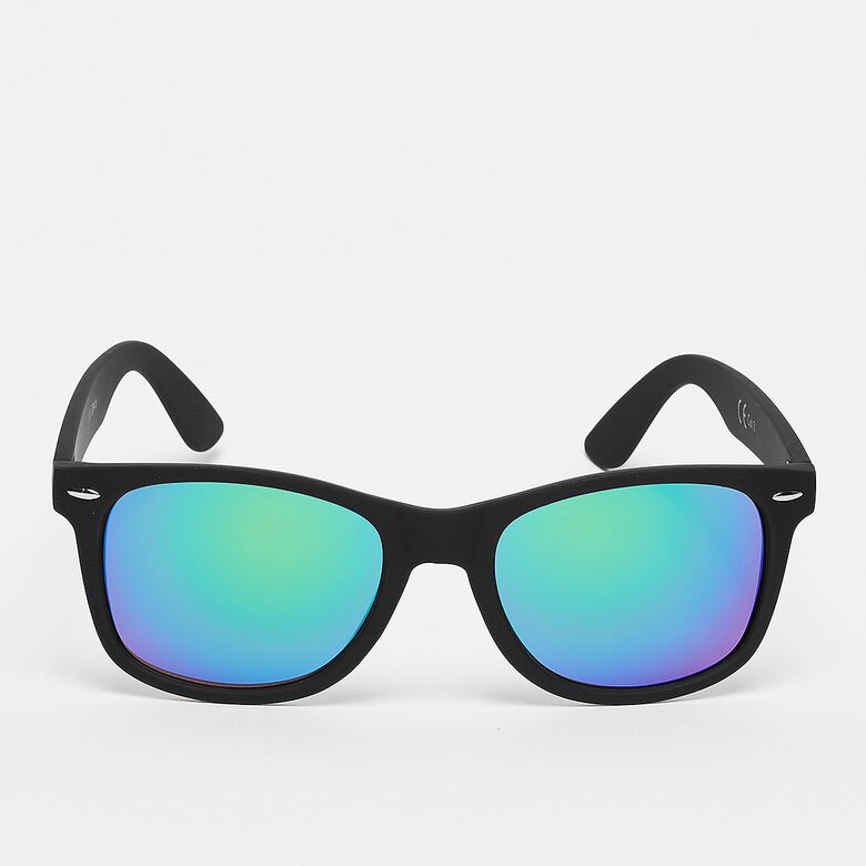 Lunettes de sol rondes - noir, doré