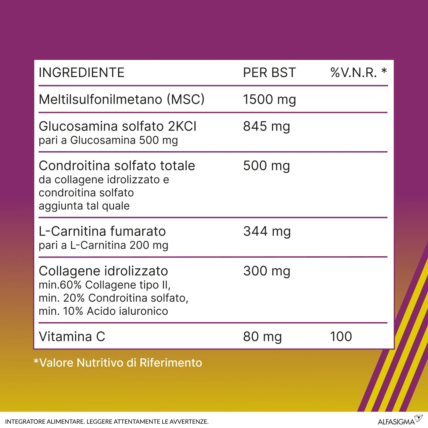 ALFASIGMA Amedial Plus 20 Beutel Kollagenpräparat für Knochenknorpel