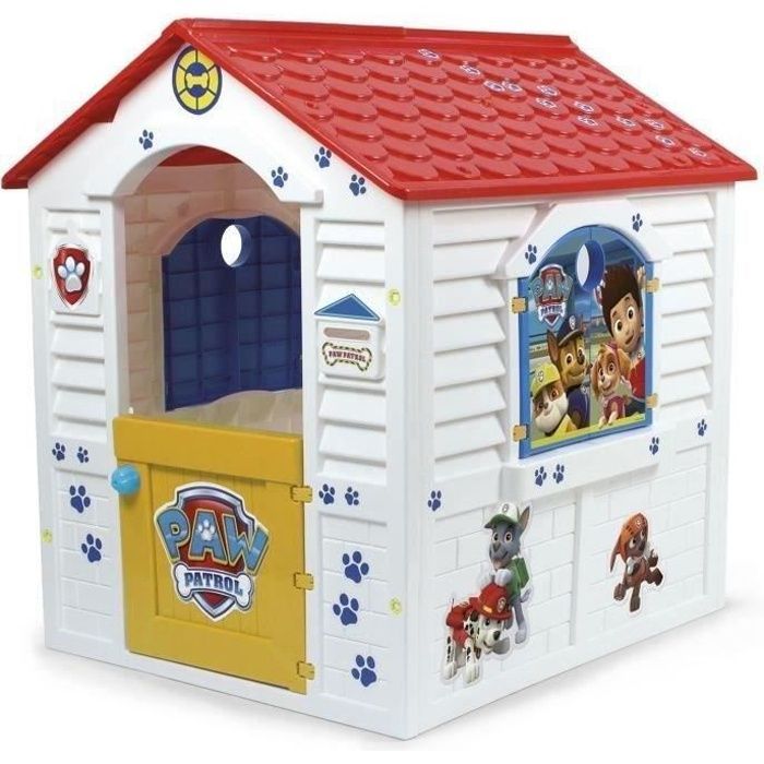 PAT'PATROUILLE Maison pour enfant en plastique - Dimensions 84 x 103 x 104 cm