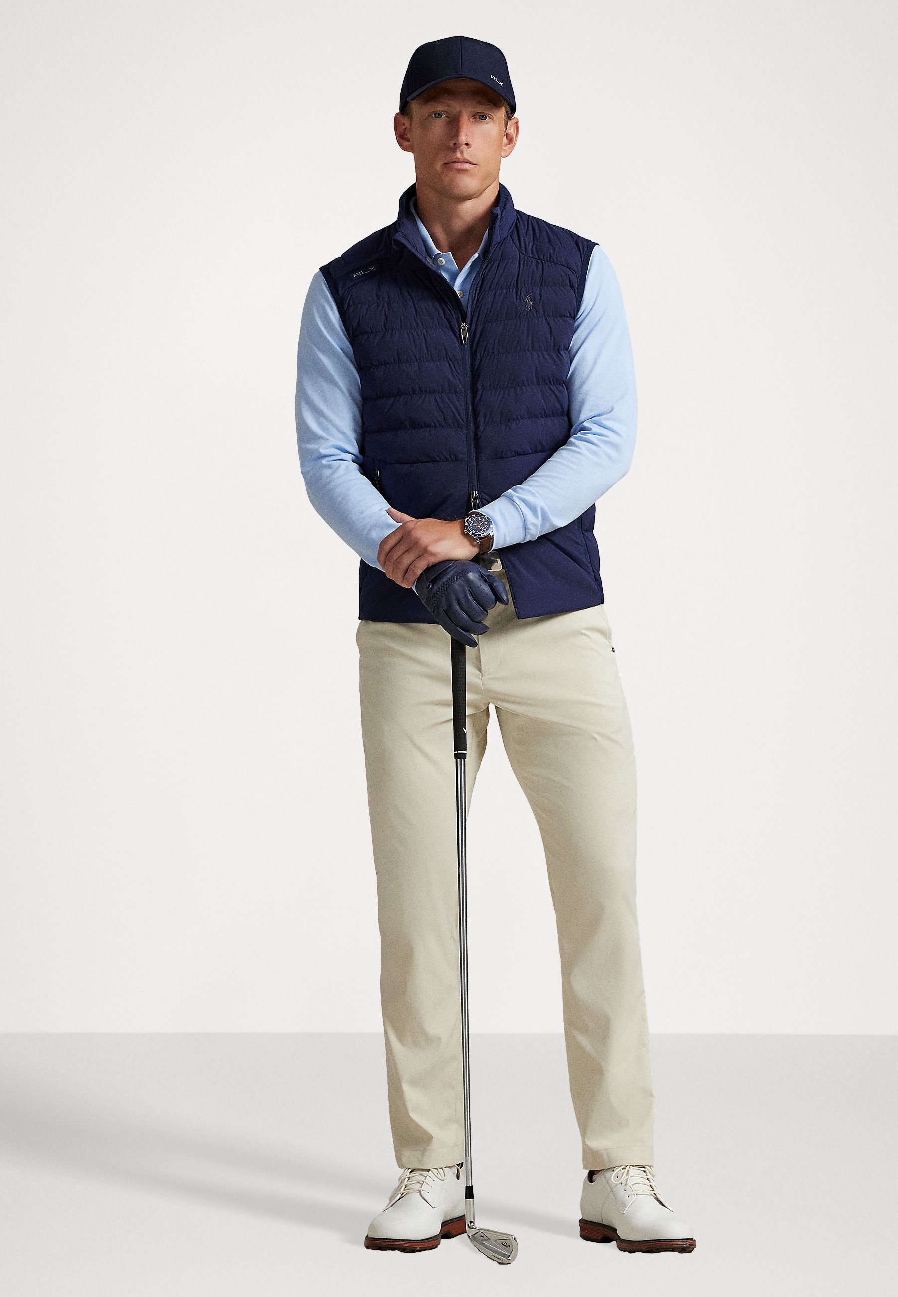 Gilet zippé Polo Ralph Lauren - Bleu marine raffiné