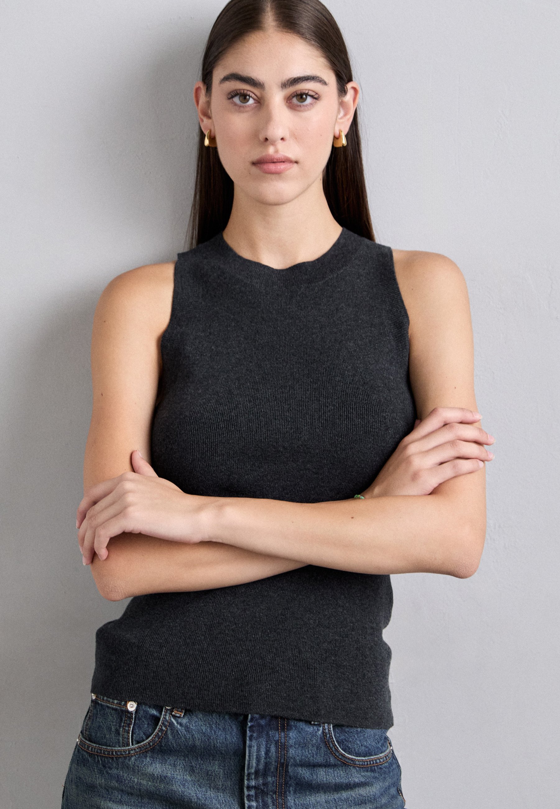 Vanessa Bruno FILIPPA - Top - antraciet