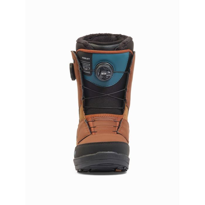 Botas de snowboard K2 Kinsley para mujer, color marrón.