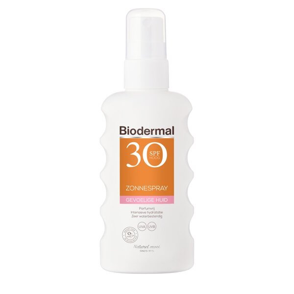 Biodermal Sensitive Skin SPF30 saules aizsargsprejs jutīgai ādai<br>175ml