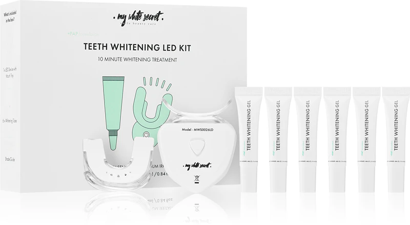 Sada na bělení zubů My White Secret Whitening LED Kit