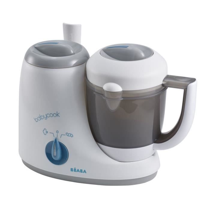 BÉABA - Babycook Original - Robot da cucina 4 in 1 per alimenti per neonati: frullatore, cuociriso, vaporiera, scongelatore