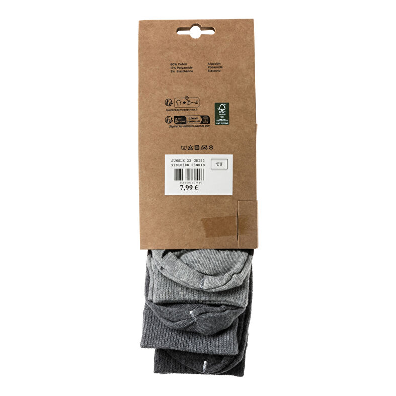 Chaussettes et collants Femme Gris