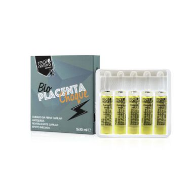„Real Natura Bio Placenta Shock“ plaukų ampulės 5 x 10 ml