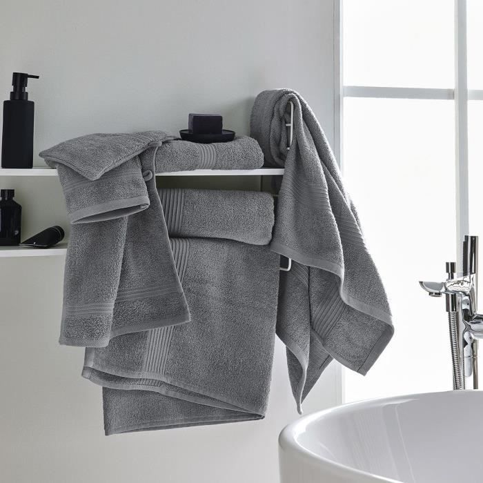 TODAY Essential - Toalla de baño maxi 90x150 cm 100% algodón color acero