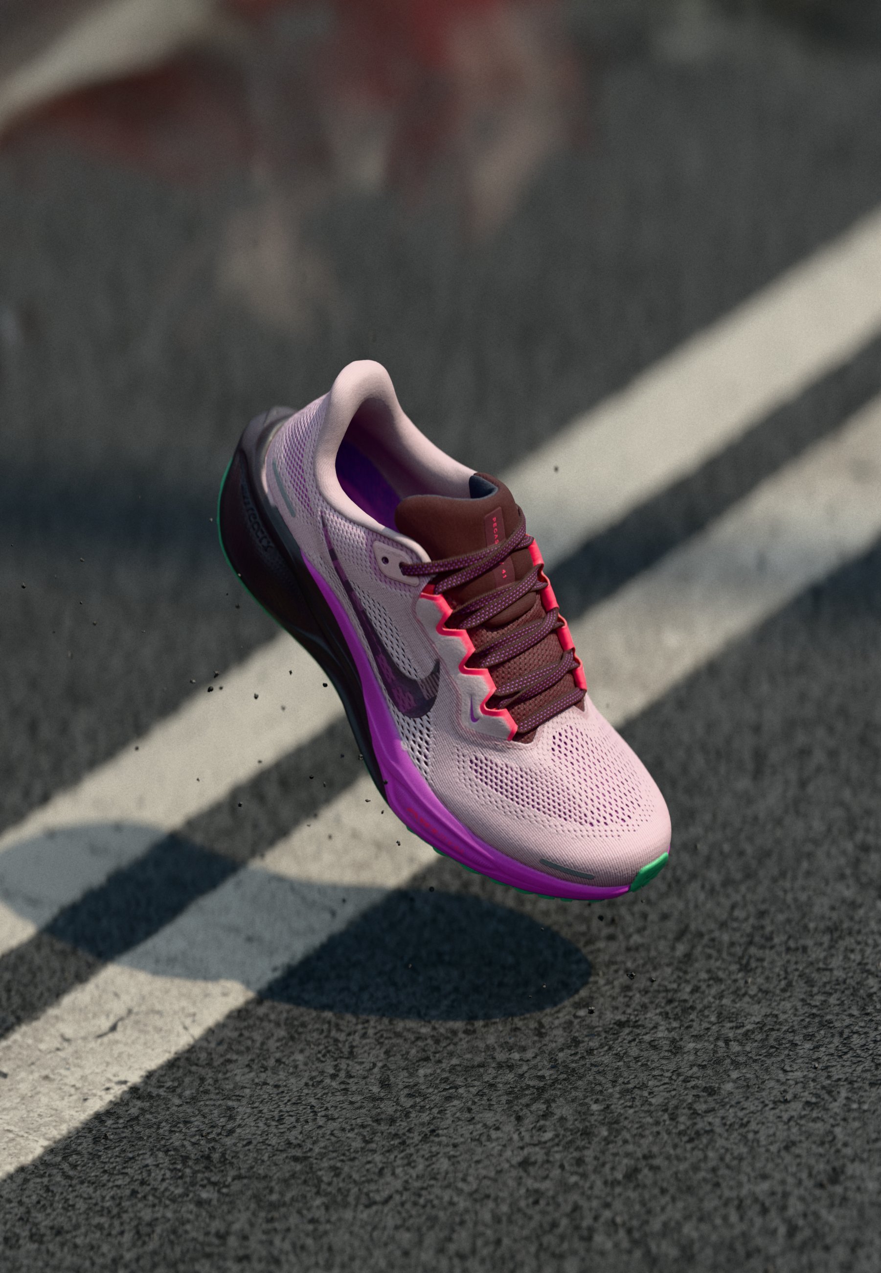 Nike Performance PEGASUS 41 - Chaussures de running sur route - prune craie/fuchsia rêve/bordeaux écrasant/rouge vif/bordeaux cendré
