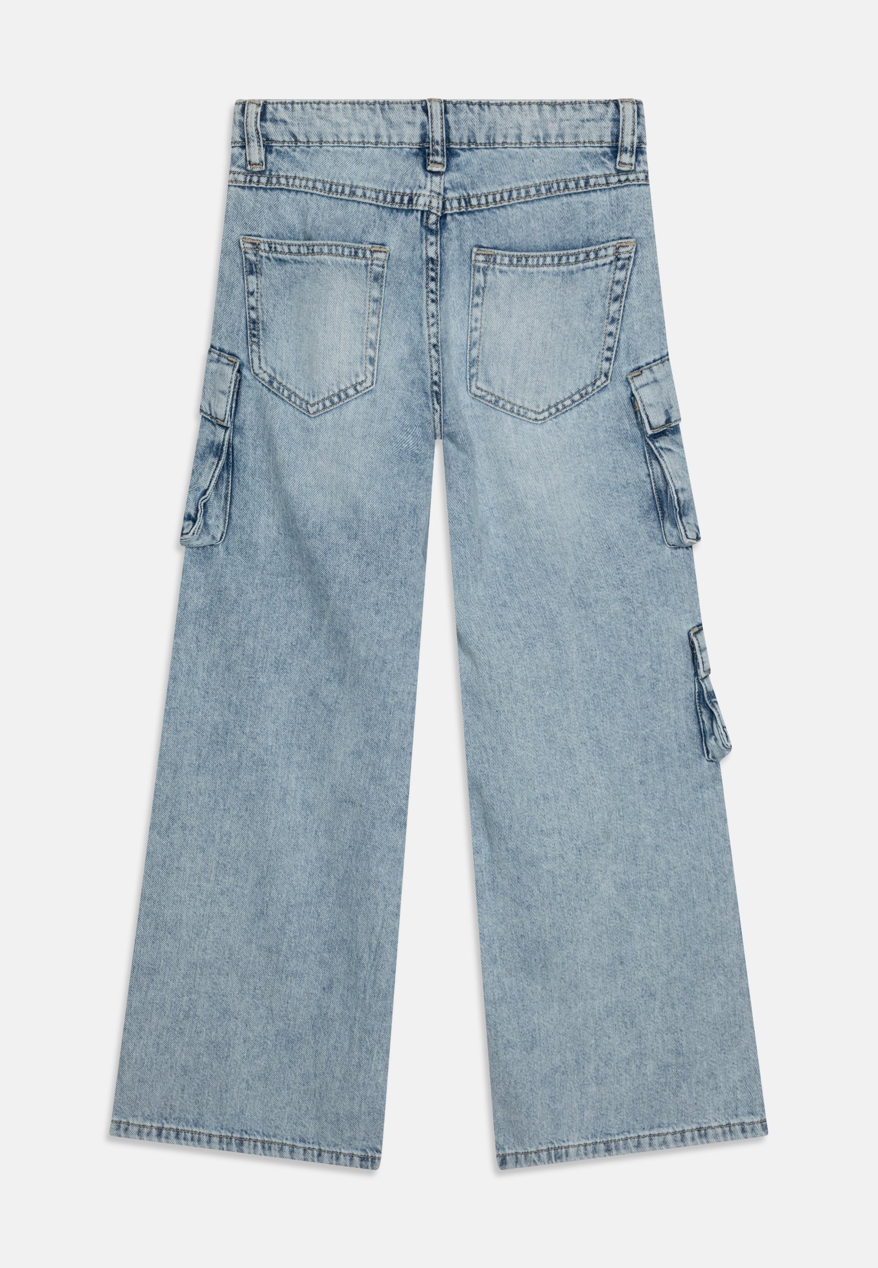 Blugi Name it Relaxed Fit - denim albastru deschis decolorat