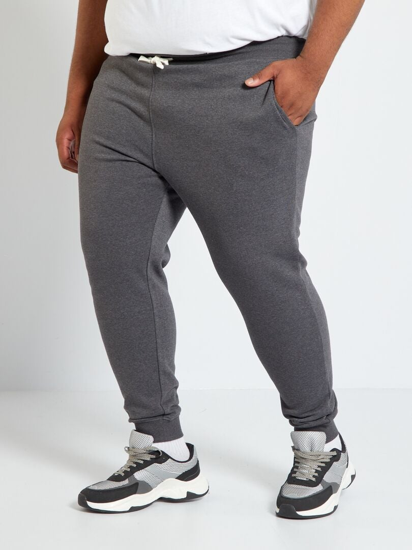 Fleece joggingbroek - GRIJS
