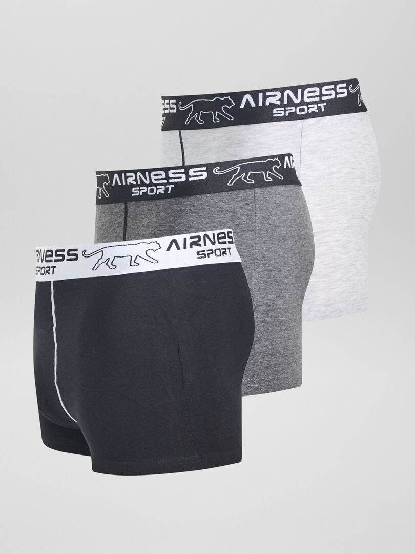 Set van 3 'Airness' boxershorts - GRIJS