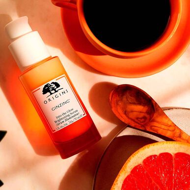 Origins Ginzing Into The Glow kirkastava seerumi Monitoiminen kirkastava ihohuokosia supistava seerumi 30 ml
