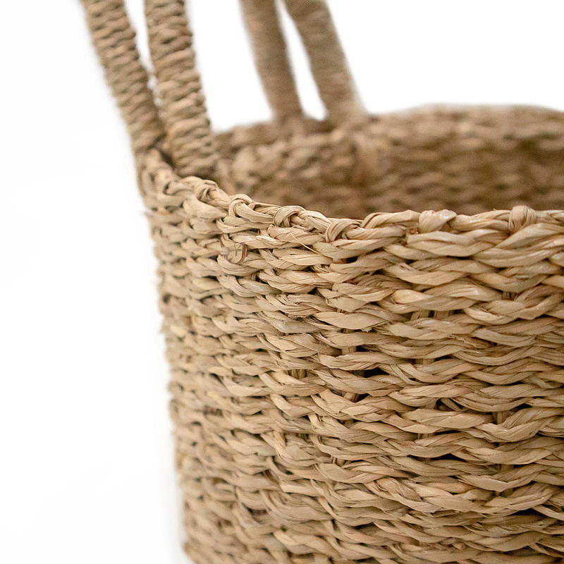 Cesta para el hogar s/2 ø 18x14/16x13 cm algas marinas