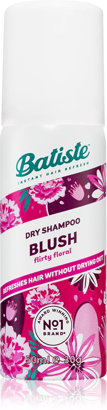 Cestovní balení suchého šamponu Batiste Blush Flirty Floral
